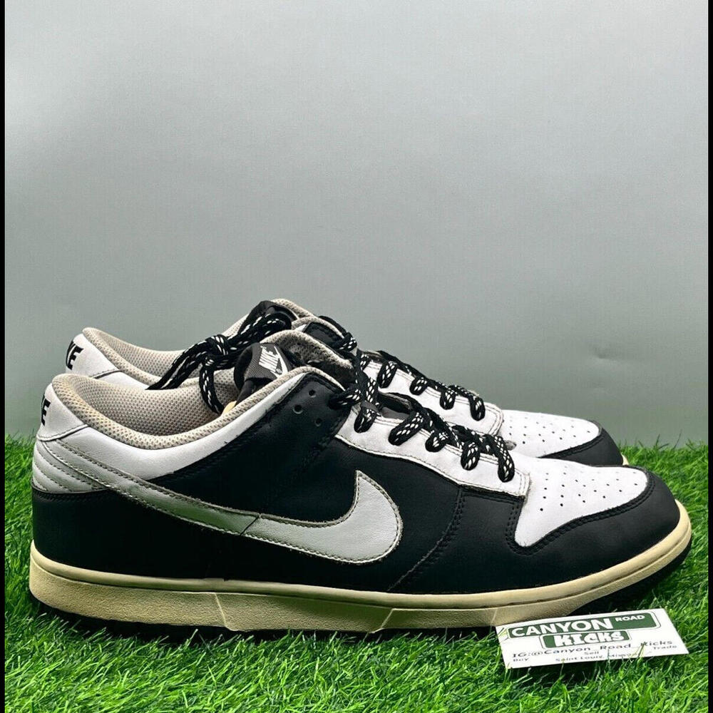 Nike Dunk Low White Black Midnight Fog Size 13